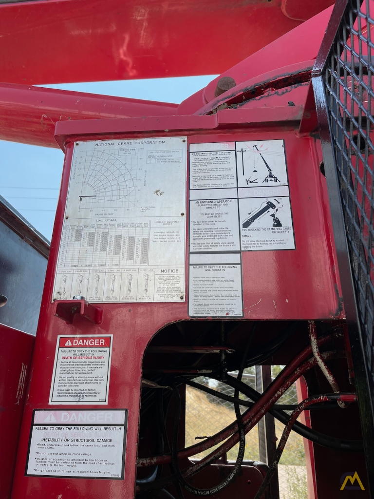 2005 National-Mack 990 23-Ton Boom Truck Crane; CranesList ID: 619 8