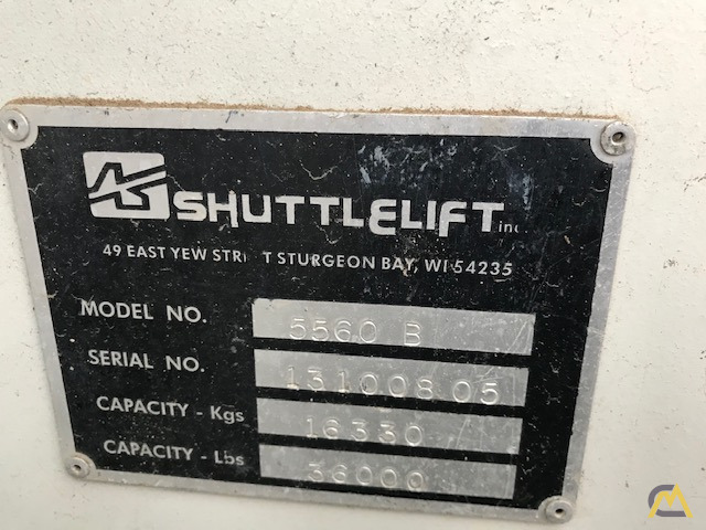 2005 Shuttellift 5560B 18-Ton Carry Deck Crane 3