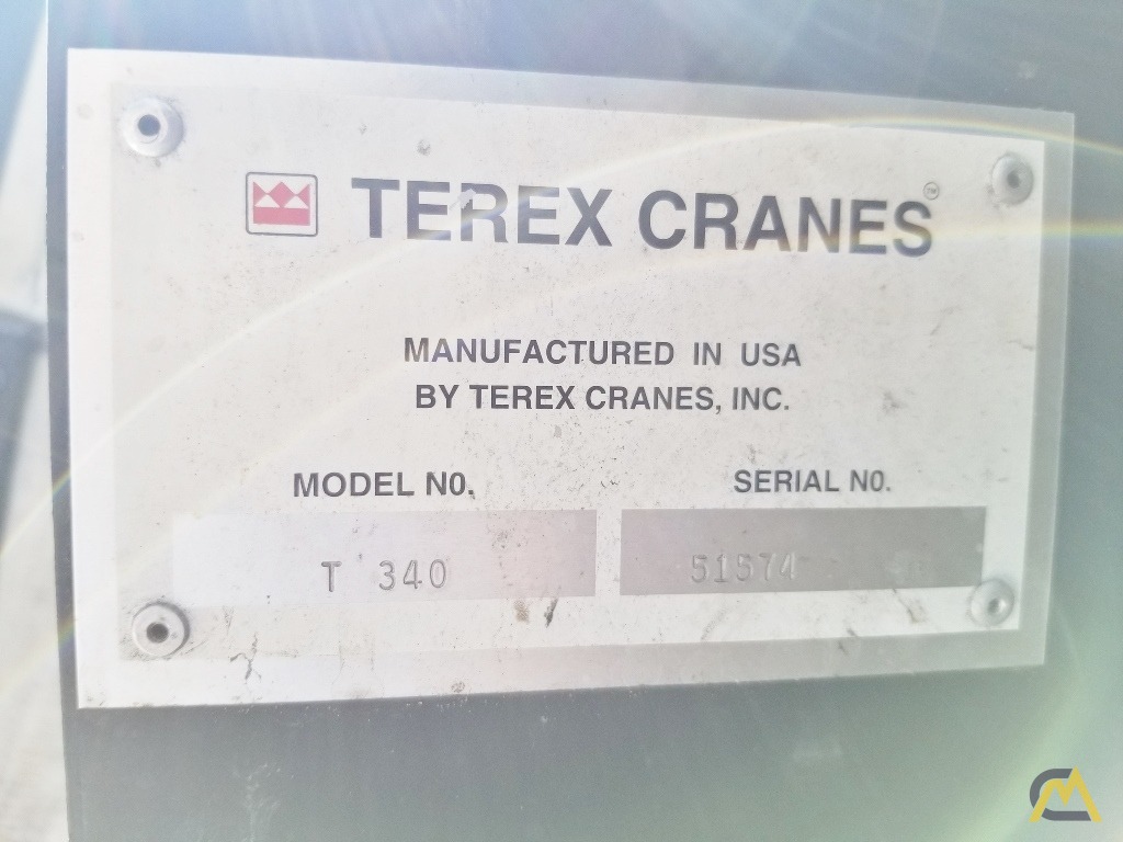 2005 Terex T 340XL 40-Ton Telescopic Truck Crane 60