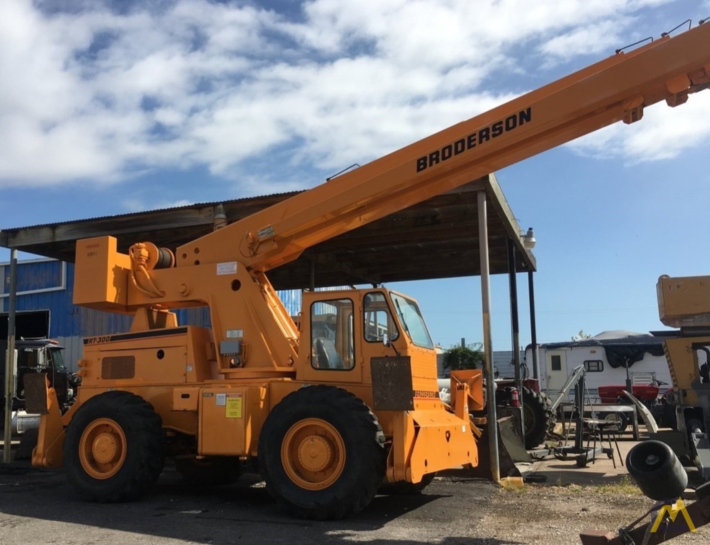 2006 Broderson RT-300-2C 15-Ton Down Cab Rough Terrain Crane 0