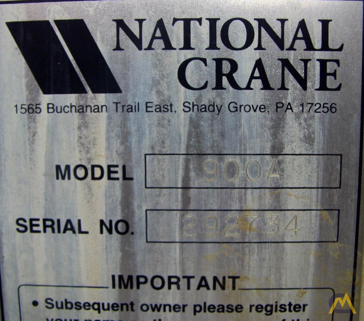 2006 NATIONAL 900A 9