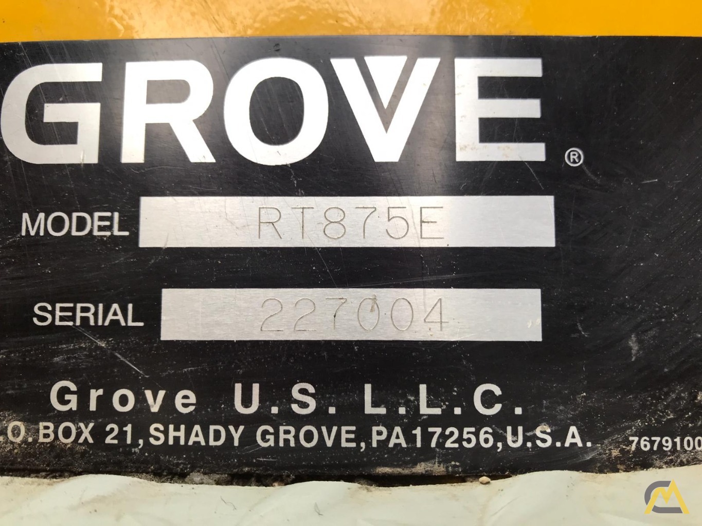 Grove RT875E 75-Ton Rough Terrain Crane 18