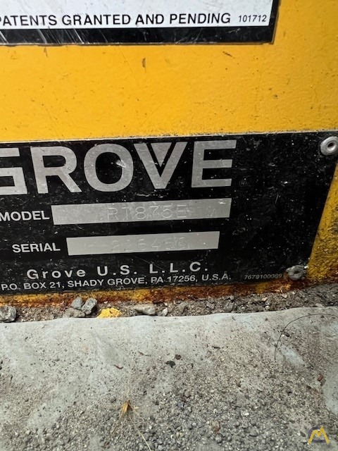 Grove RT875E Rough Terrain Crane 4