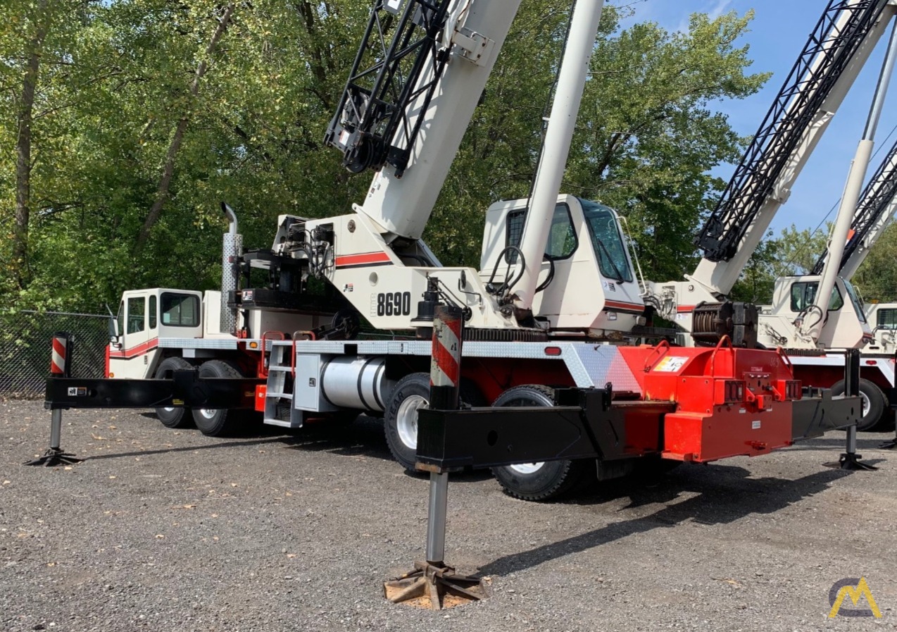 2007 Link-Belt HTC-8690 90-Ton Telescopic Truck Crane w/ Detroit Engine 0