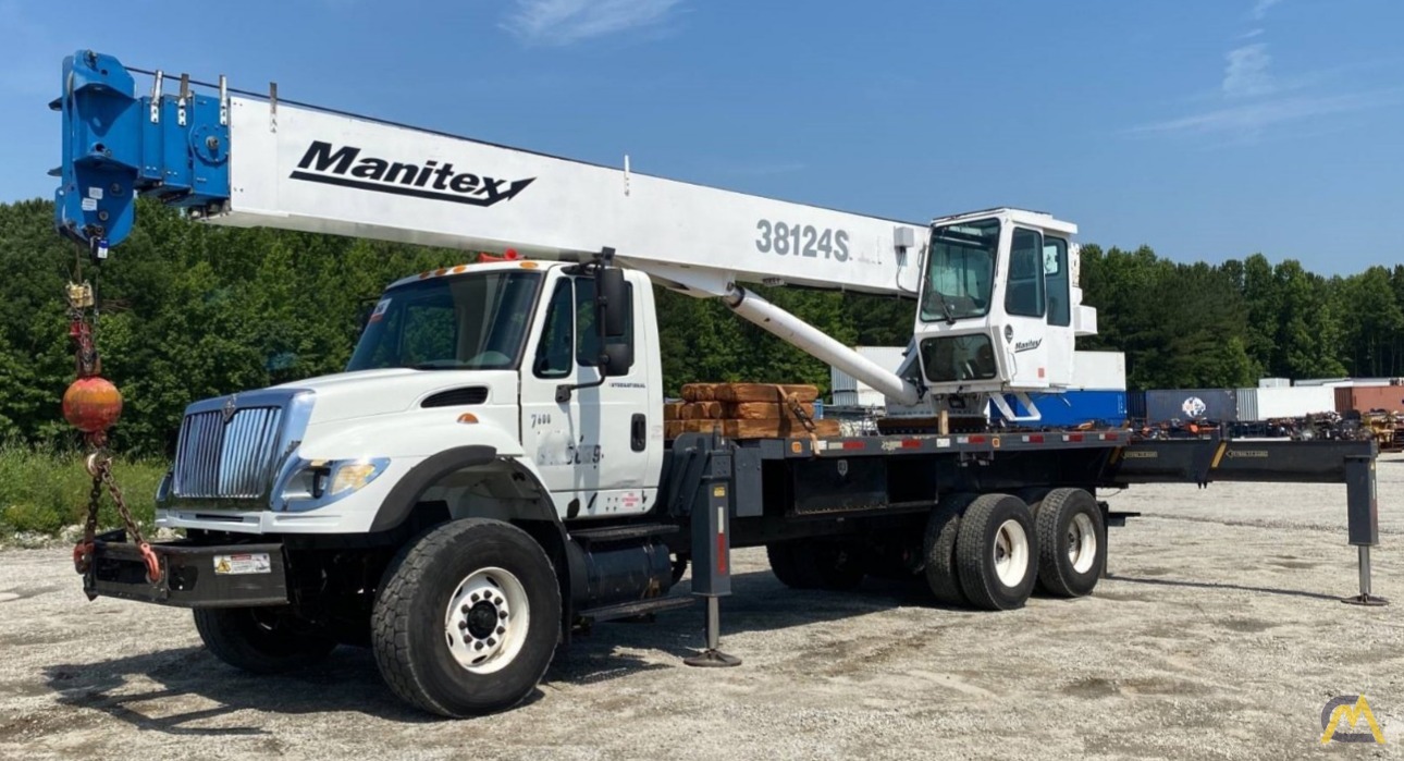 2007 Manitex 38124S 38-Ton Boom Truck Crane 0