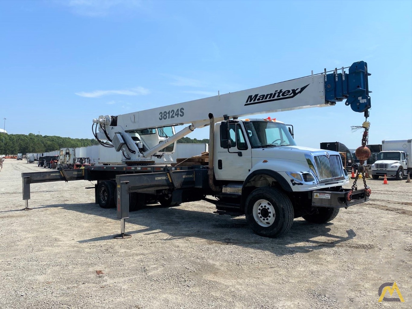 2007 Manitex 38124S 38-Ton Boom Truck Crane 2