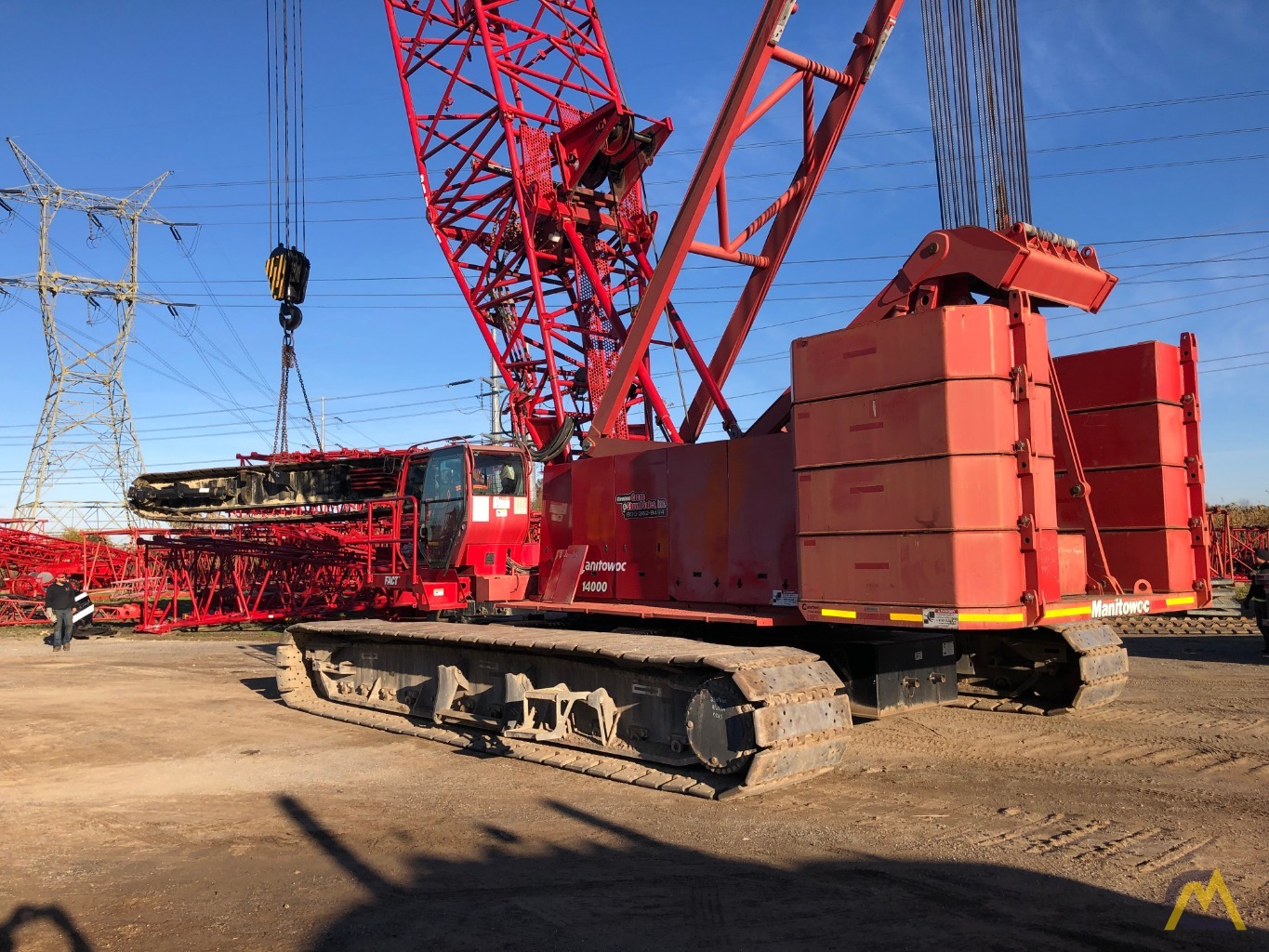 2007 Manitowoc 14000 S2 220-Ton Lattice Boom Crawler Crane 0