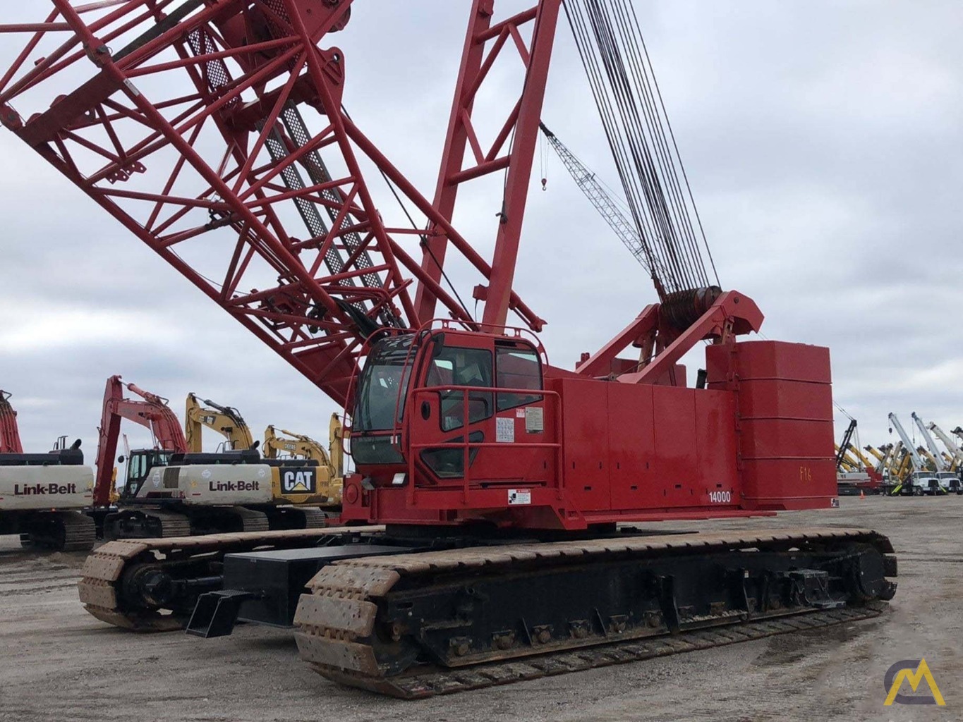 2007 Manitowoc 14000 220-Ton Lattice Boom Crawler Crane 0
