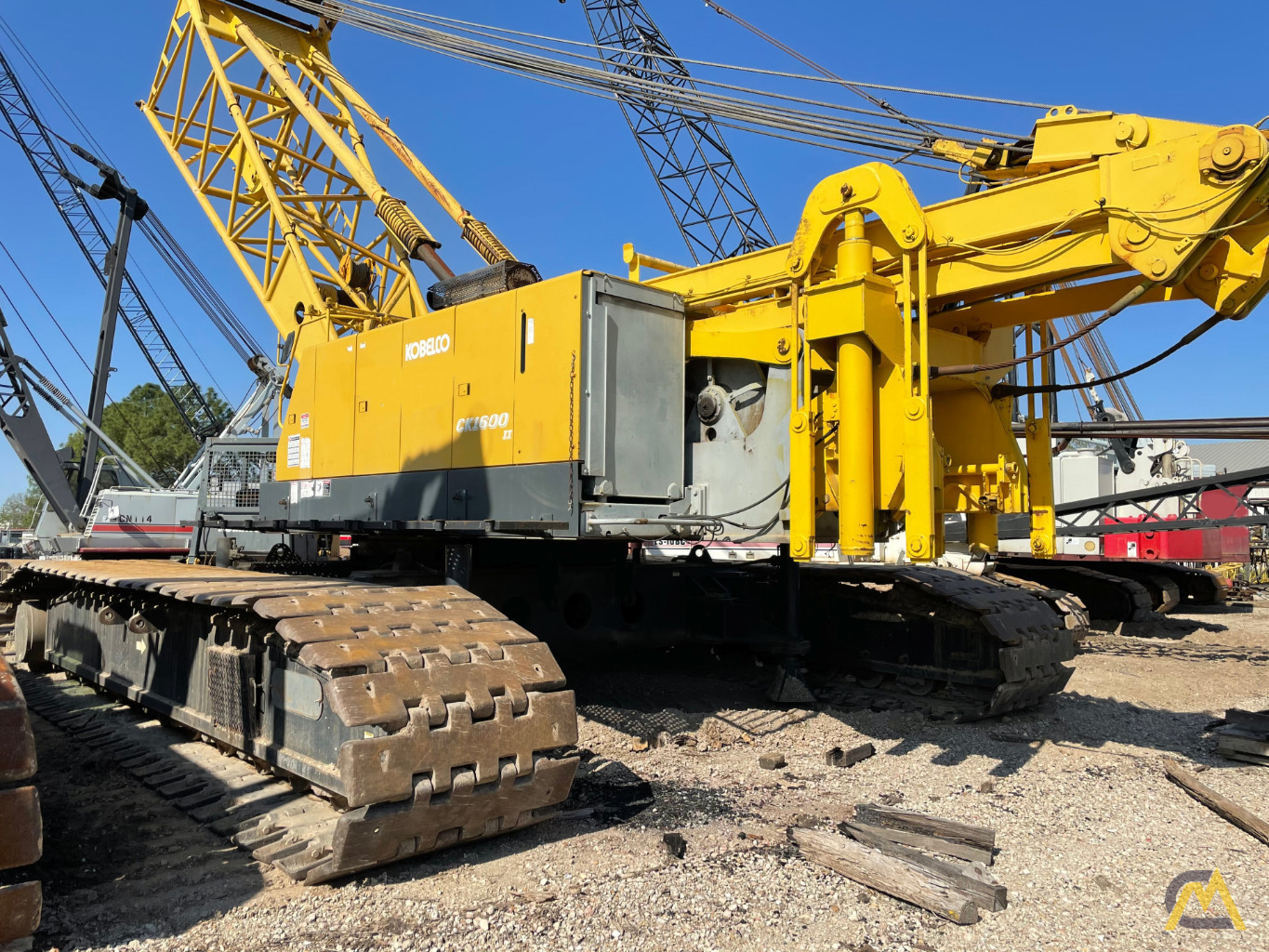 2008 Kobelco CK1600 160-Ton Lattice Boom Crawler Crane 2