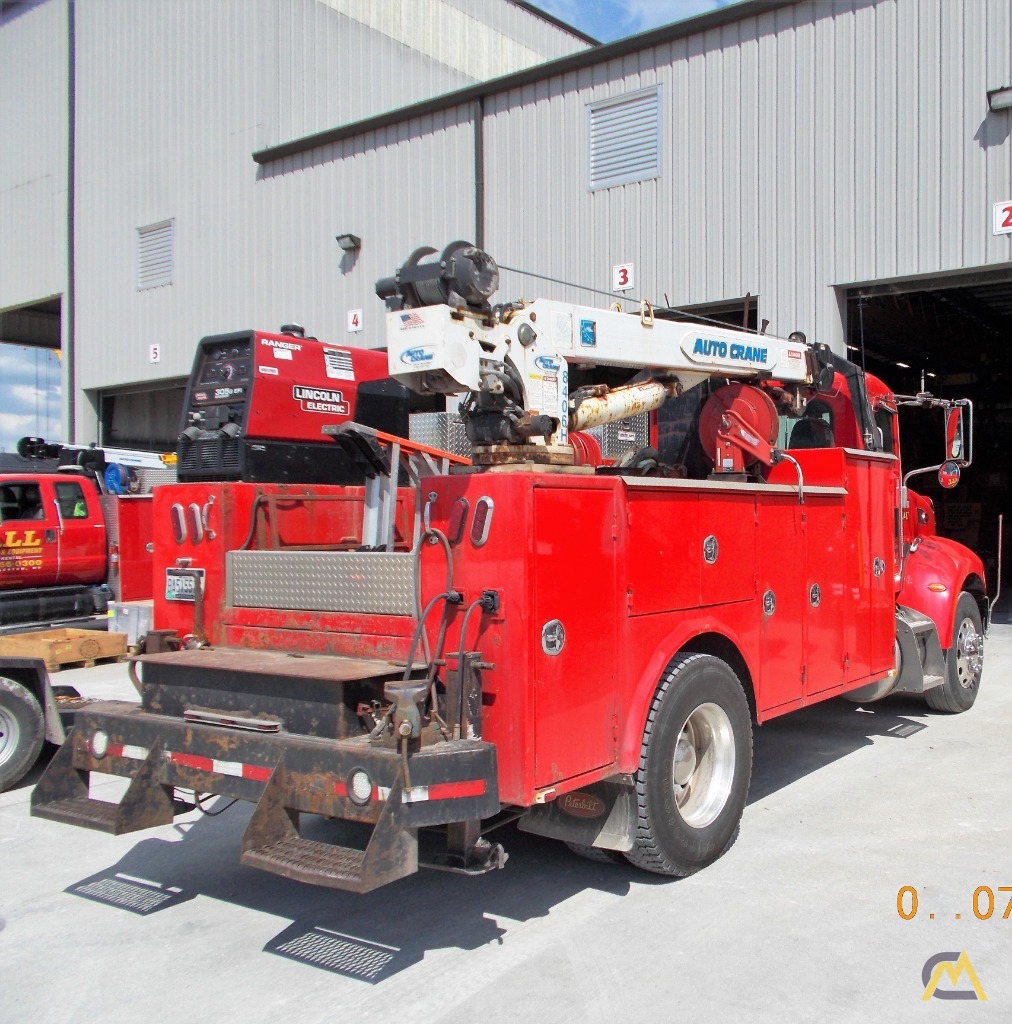 Auto Crane 8406H Service on Peterbilt 335 For Sale Hoists & Material