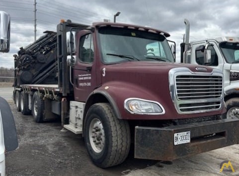 Hiab XS 622 E-6 Jib 150X-6 Knuckle Boom Crane on Freightliner 1
