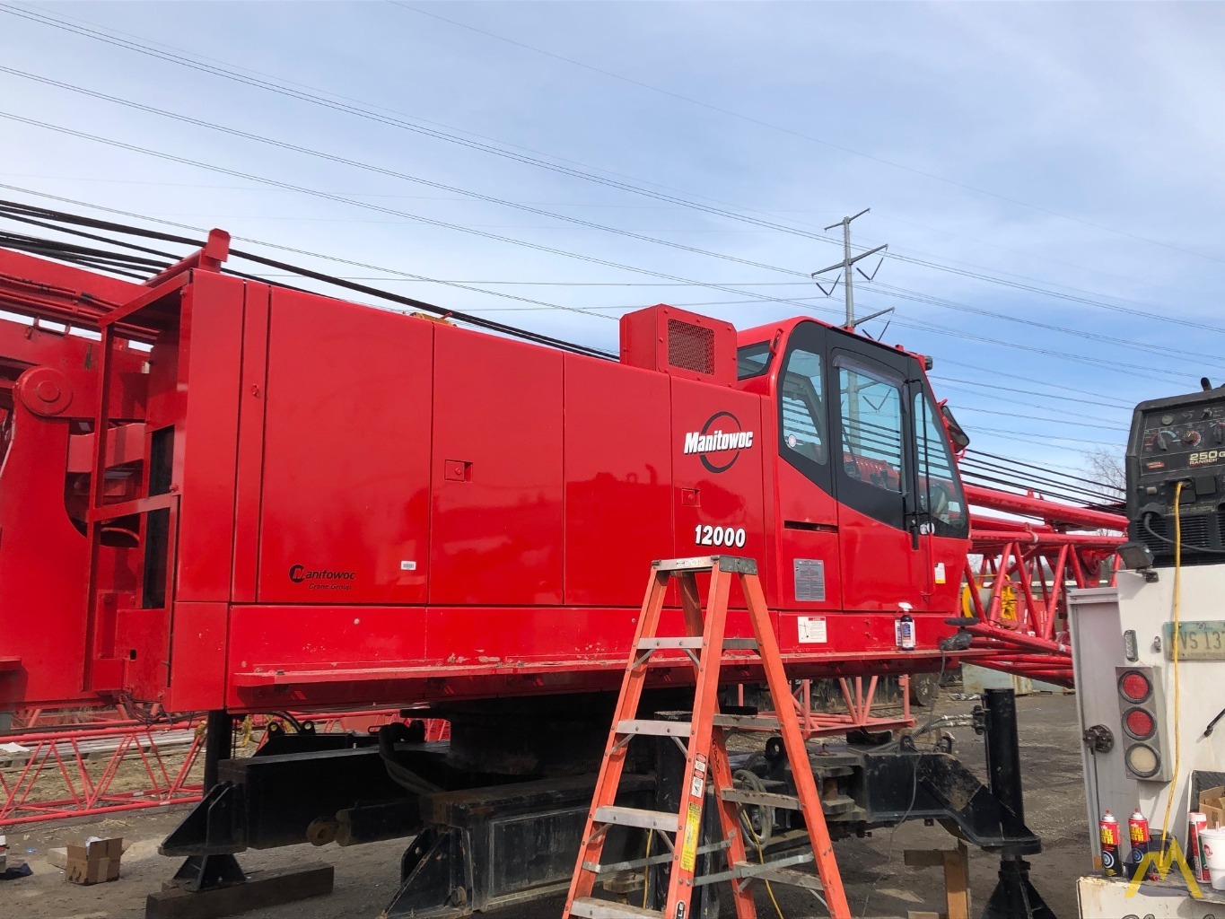 2009 Manitowoc 12000 120Ton Lattice Boom Crawler Crane For Sale or