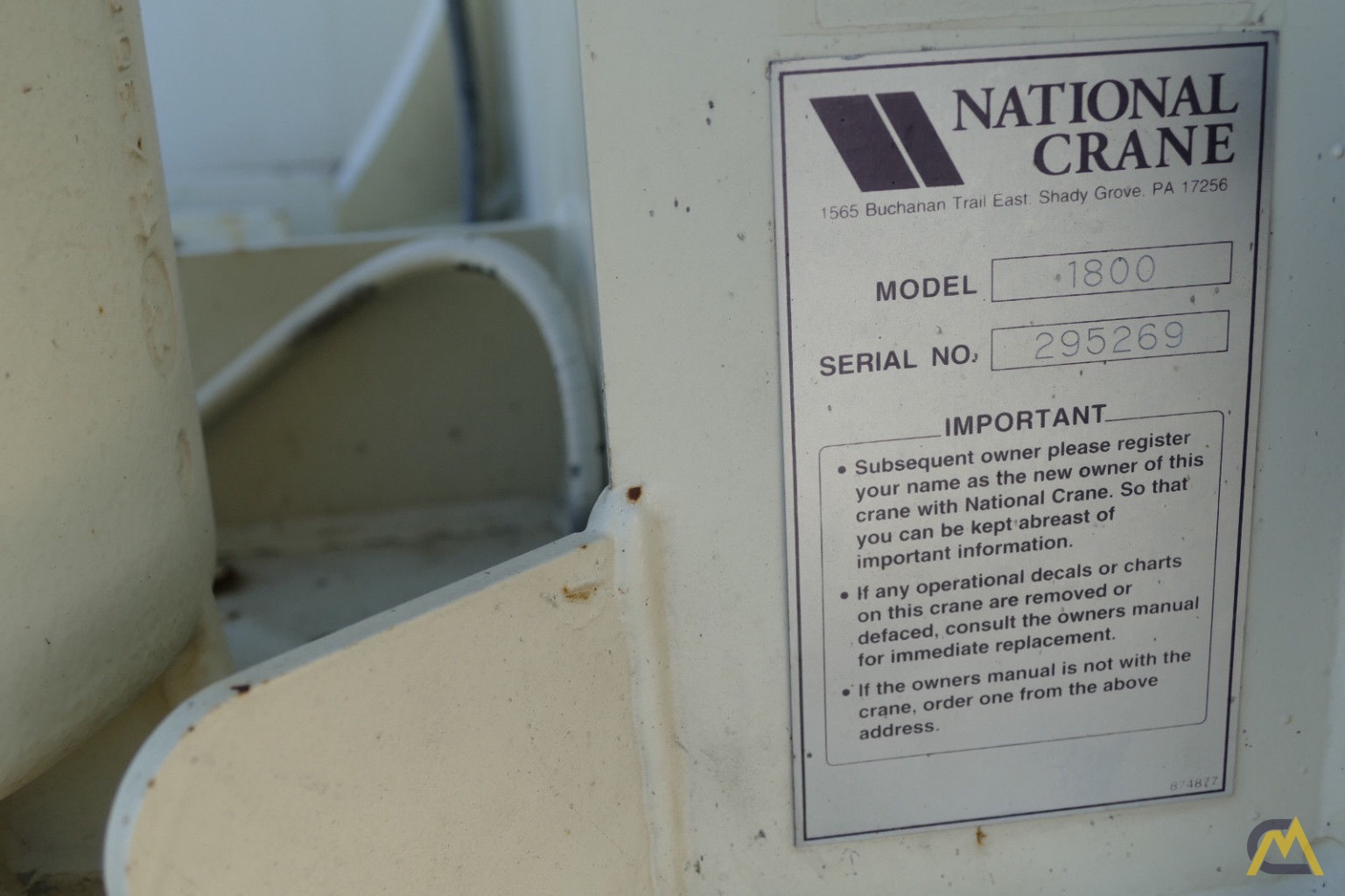 National 18142 40-Ton Boom Truck Crane on Sterling - CranesList ID: 247, 18