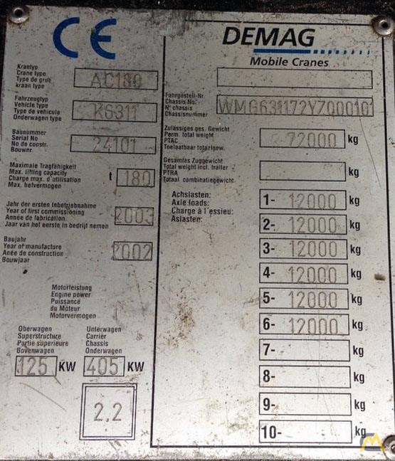 Demag AC 180 200-Ton All Terrain Crane 22
