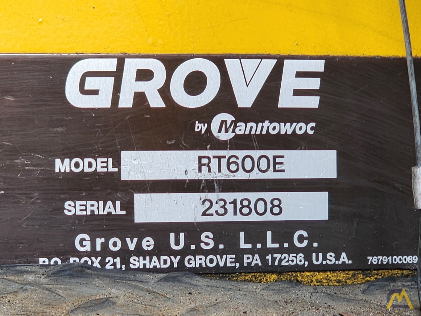 2011 Grove RT600E 50 Ton R/T 1