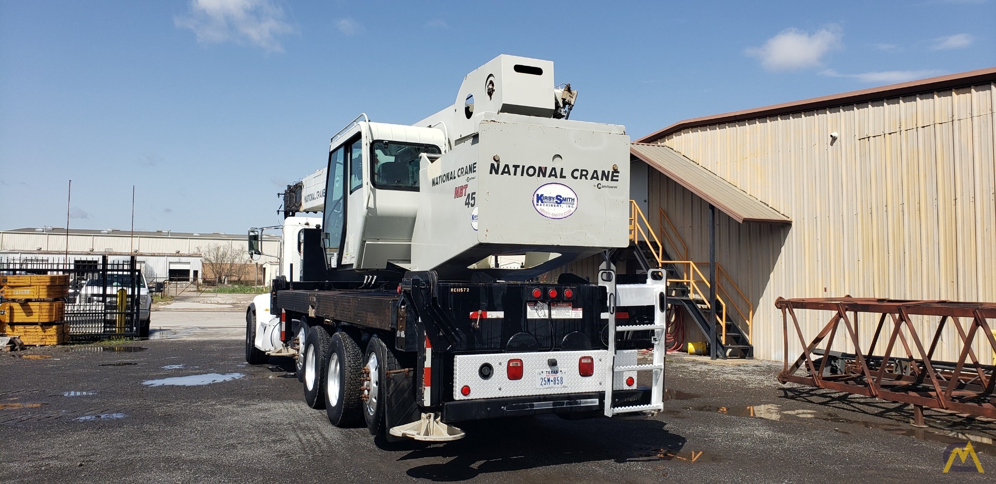 2011 National NBT45 45-Ton Boom Truck Crane Mounted on 2012 Peterbilt 367 4
