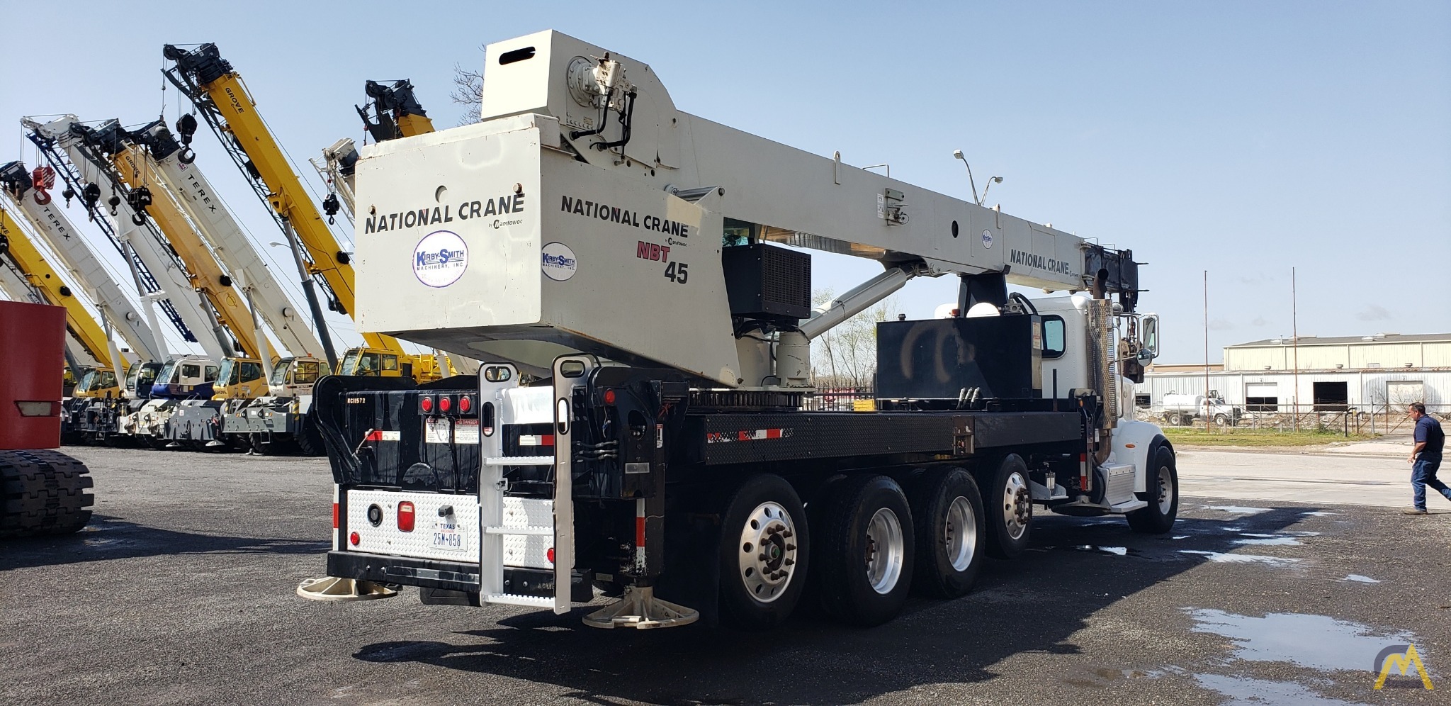 2011 National NBT45 45-Ton Boom Truck Crane Mounted on 2012 Peterbilt 367 5