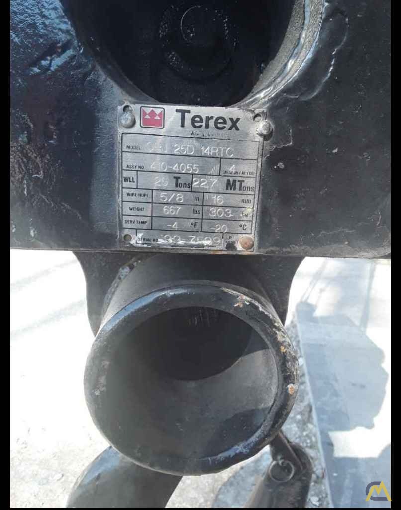 2011 Terex CD 225-1 25-Ton Down Cab Rough Terrain Crane 48