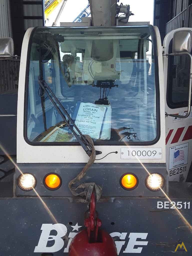 2011 Terex CD 225-1 25-Ton Down Cab Rough Terrain Crane 50