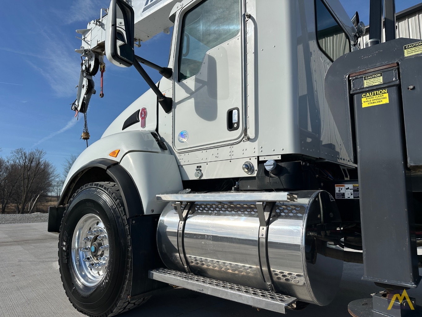 SOLD Wire Line Manitex 124WL 25-ton Boom Truck Crane on Kenworth T440 9