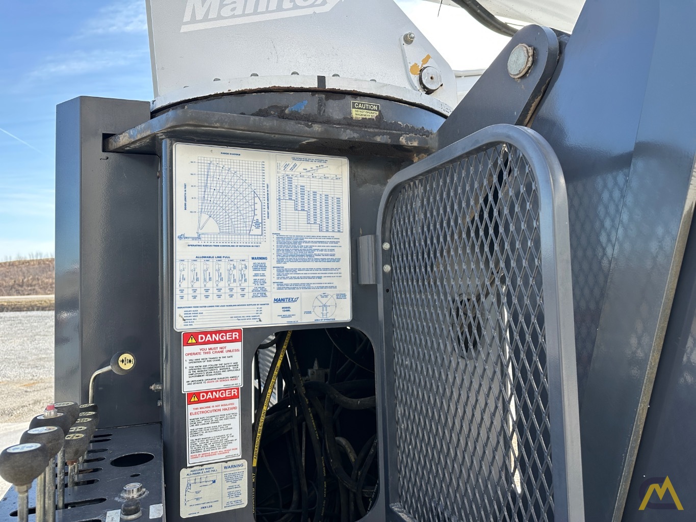 SOLD Wire Line Manitex 124WL 25-ton Boom Truck Crane on Kenworth T440 24