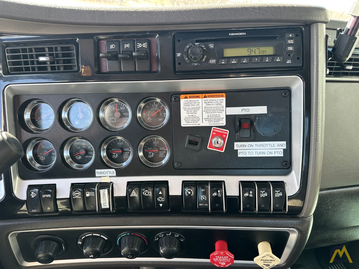 SOLD Wire Line Manitex 124WL 25-ton Boom Truck Crane on Kenworth T440 35