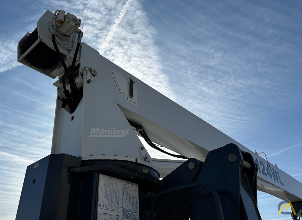 SOLD Wire Line Manitex 124WL 25-ton Boom Truck Crane on Kenworth T440 6
