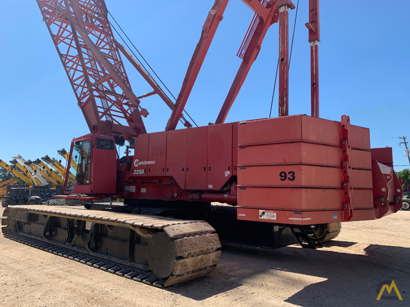 2012 Manitowoc 2250 Lattice Boom Crawler Crane 5