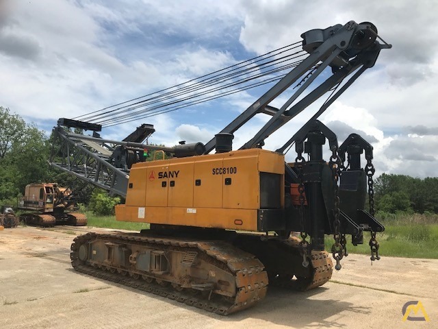 2012 Sany SCC8100 110-Ton Lattice Boom Crawler Crane 2