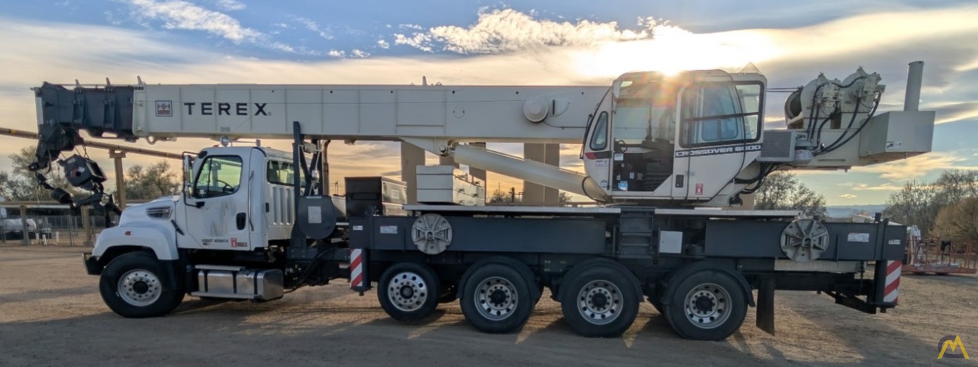 Barely Used 2012 Terex Crossover 6000 Boom Truck Crane on Freightliner 114SD 0