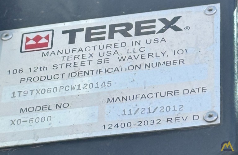Barely Used 2012 Terex Crossover 6000 Boom Truck Crane on Freightliner 114SD 19