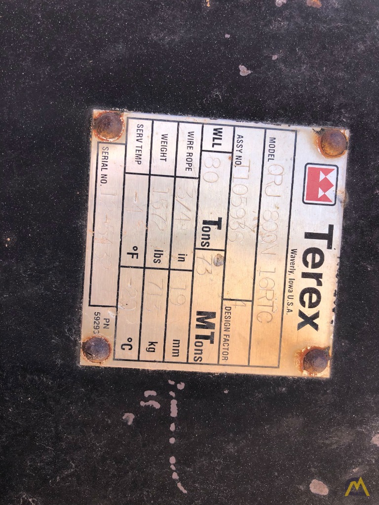 SOLD Terex RT 780 80-Ton Rough Terrain Crane 9