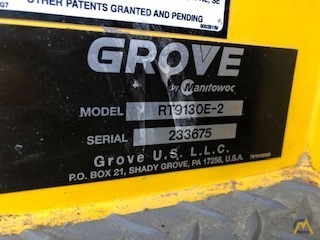 2013 Grove RT 9130E-2 130-Ton Rough Terrain Crane 12