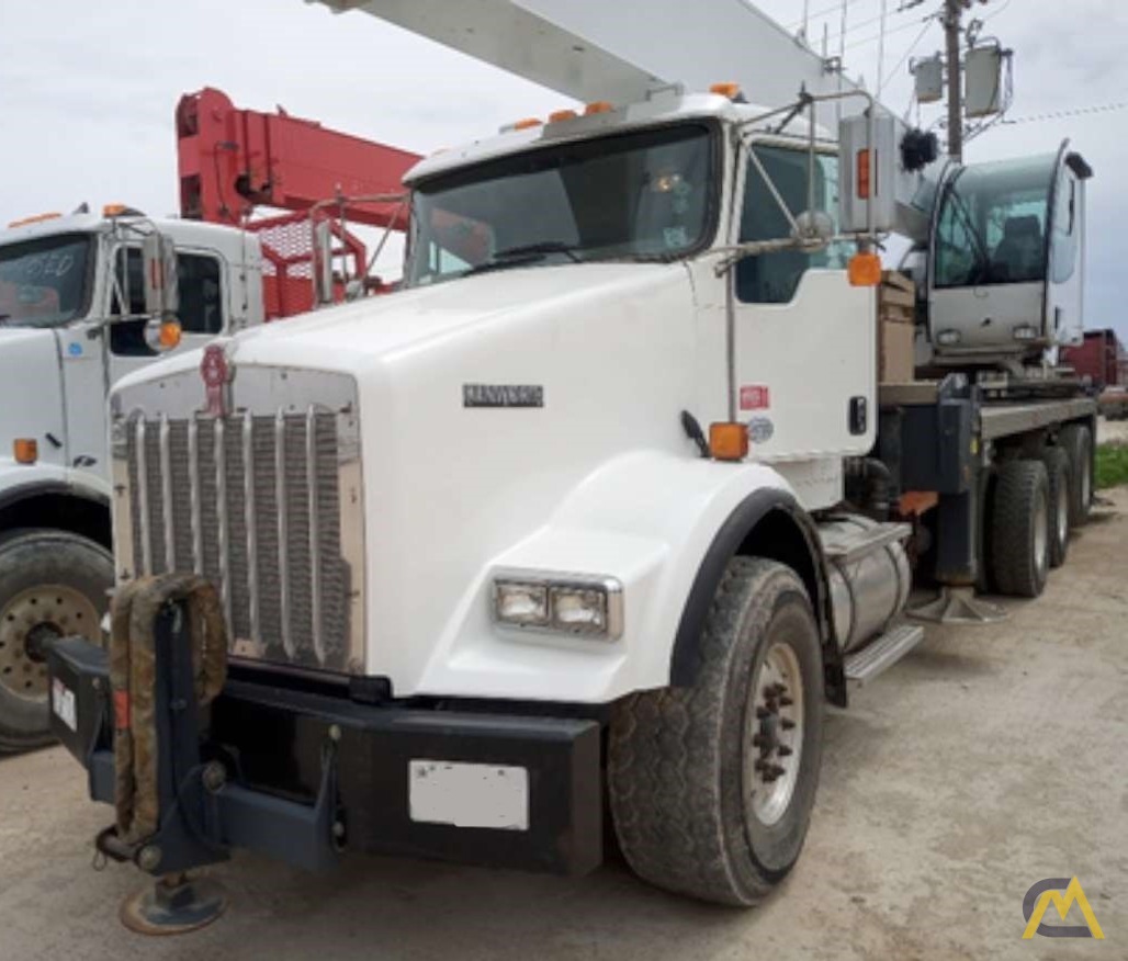 2013 Manitex 5096S 50-Ton Boom Truck Crane Mounted on Kenworth T800 1