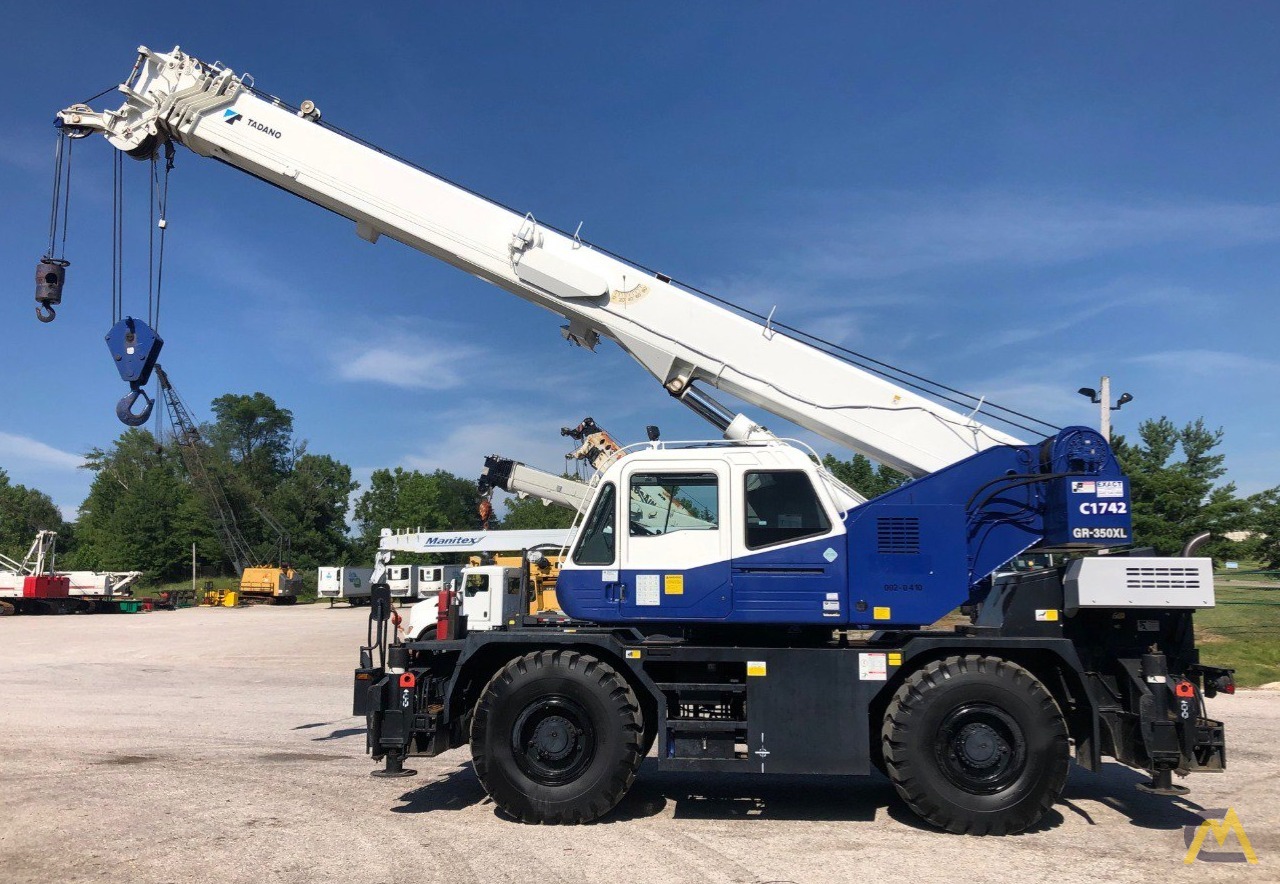 2013 Tadano GR-350XL 35-Ton Rough Terrain Crane 0