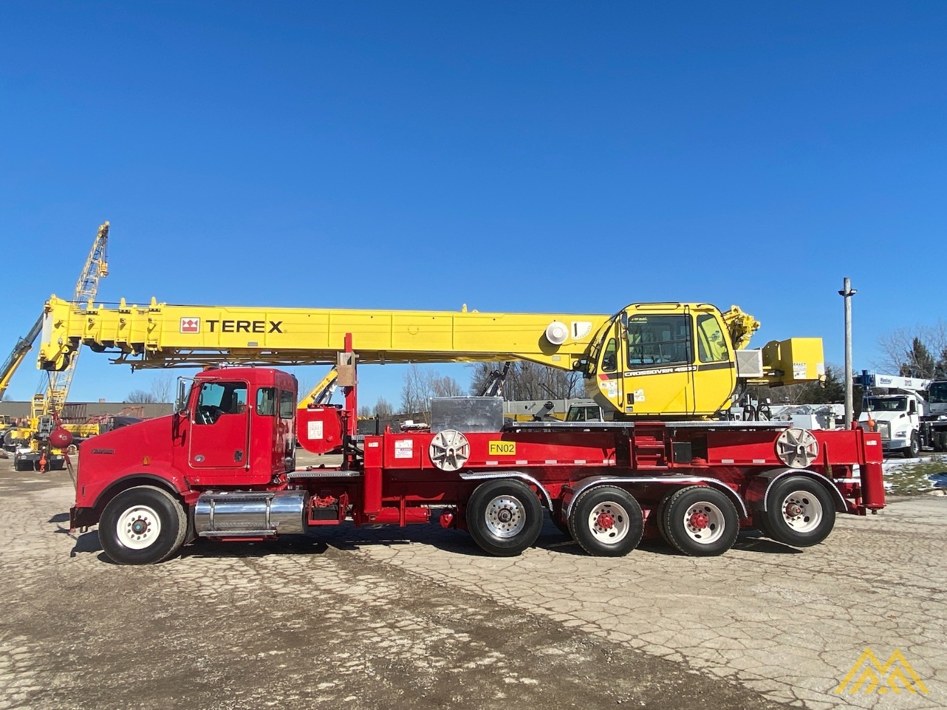 SOLD Terex CROSSOVER 4500 45-Ton Boom Truck Crane 2