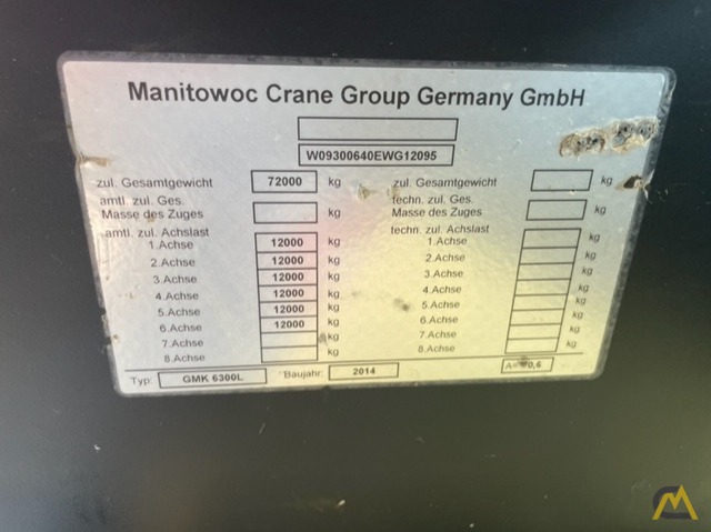 2014 Grove GMK6300L 350-Ton All Terrain Crane 11