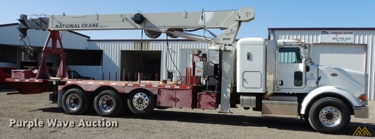 National 890D Boom Truck on 2014 Peterbilt 365 5