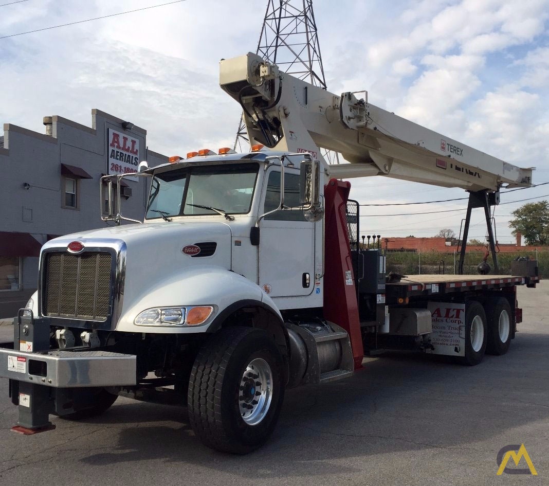 SOLD Terex BT 4792 Boom Truck Crane on Peterbilt 348 0
