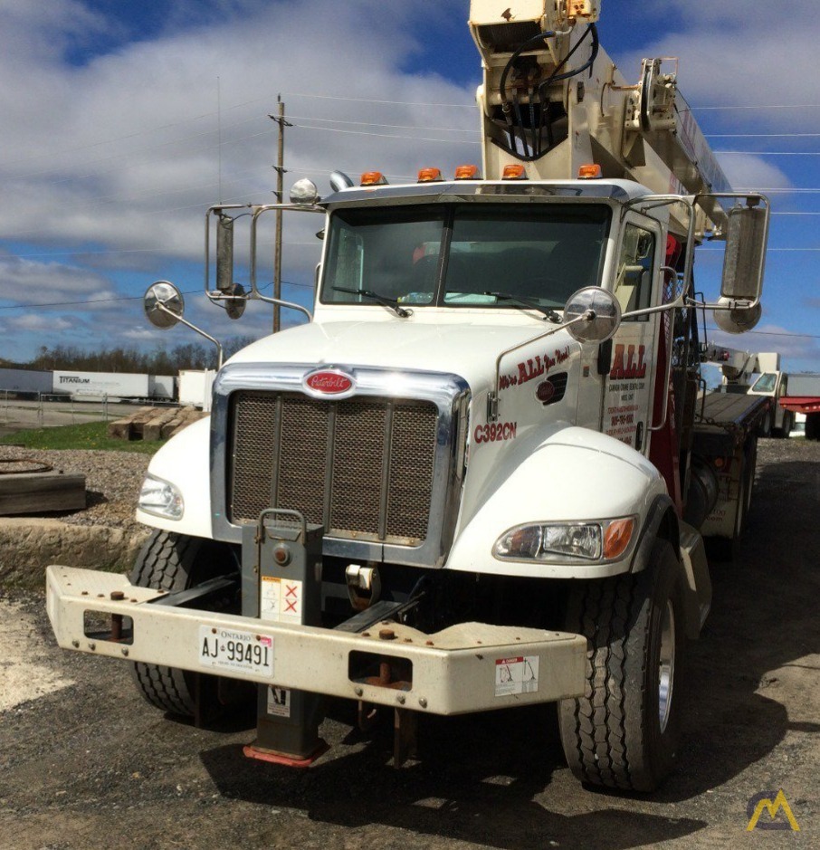 SOLD TEREX BT 4792 Boom Truck Crane on Peterbilt 1