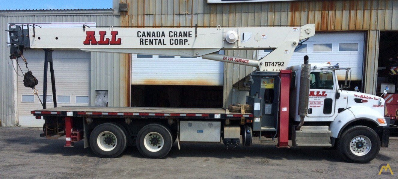 SOLD TEREX BT 4792 Boom Truck Crane on Peterbilt 0