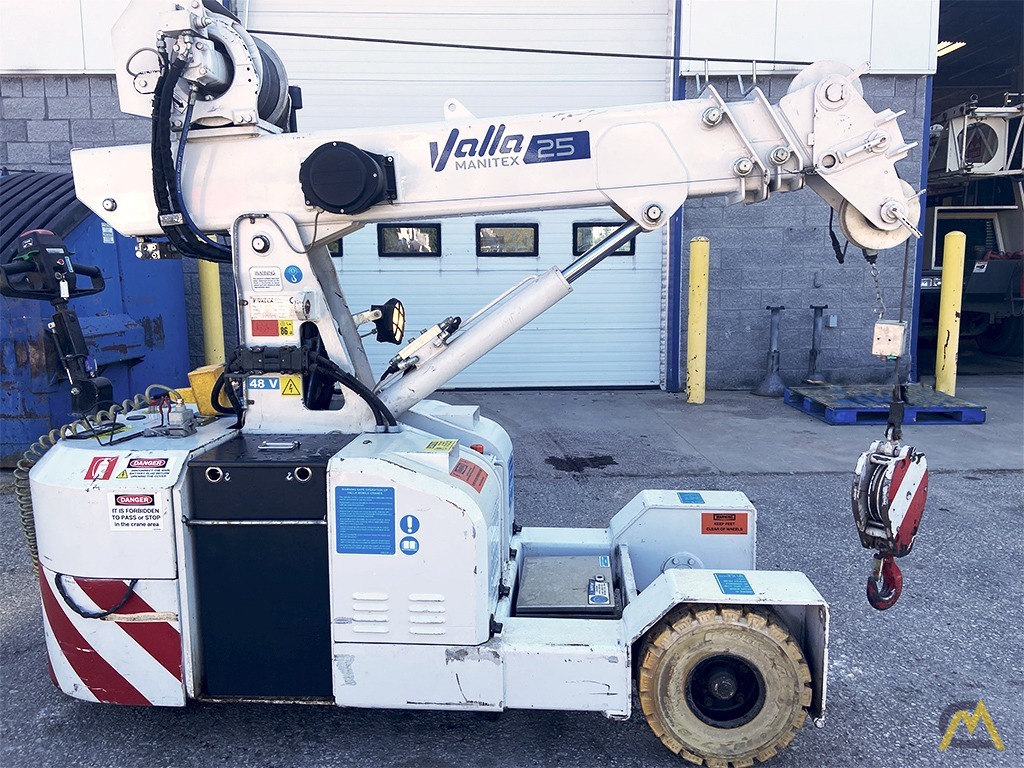 2014 Valla Manitex 25 E 2.75-Ton Electric Pick & Carry Crane 2