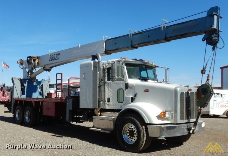 Manitex 2892C Boom Truck on 2015 Peterbilt 365 2