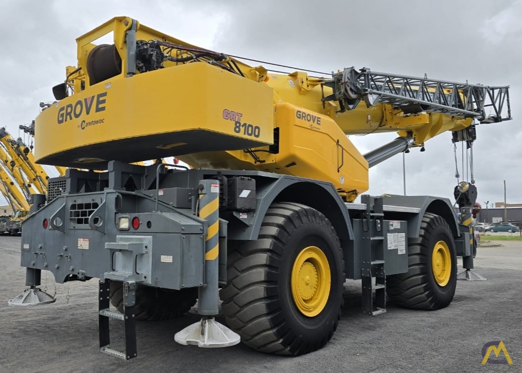 2016 Grove GRT8100 Rough Terrain Crane 4