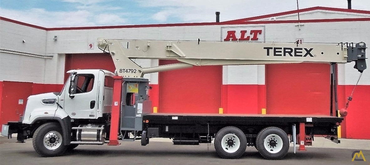 SOLD Terex BT 4792 Boom Truck Crane on Freightliner 108SD 0