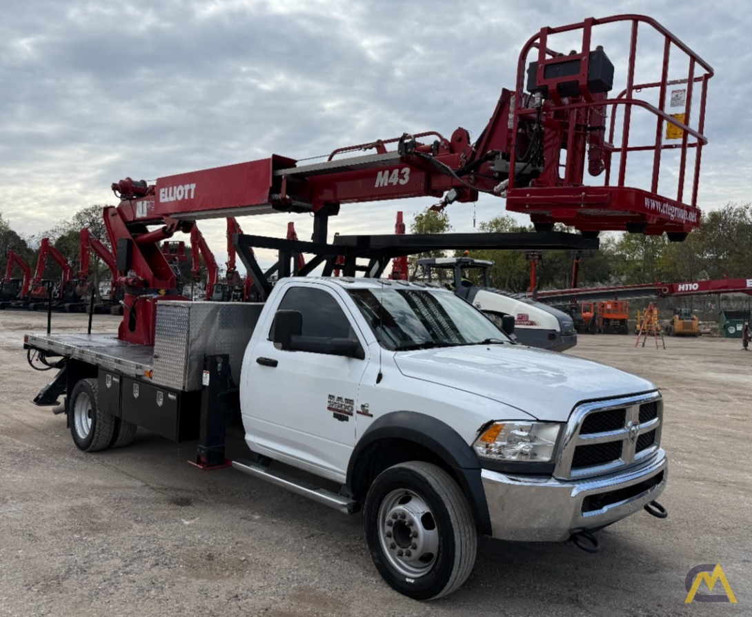 SOLD 2017 Elliott M43R Telescopic Boom Bucket Truck on Dodge Ram 5500 2
