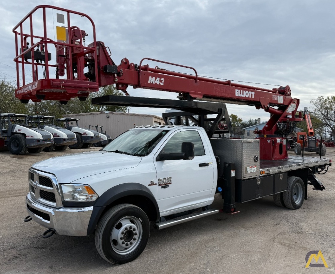 SOLD 2017 Elliott M43R Telescopic Boom Bucket Truck on Dodge Ram 5500 3