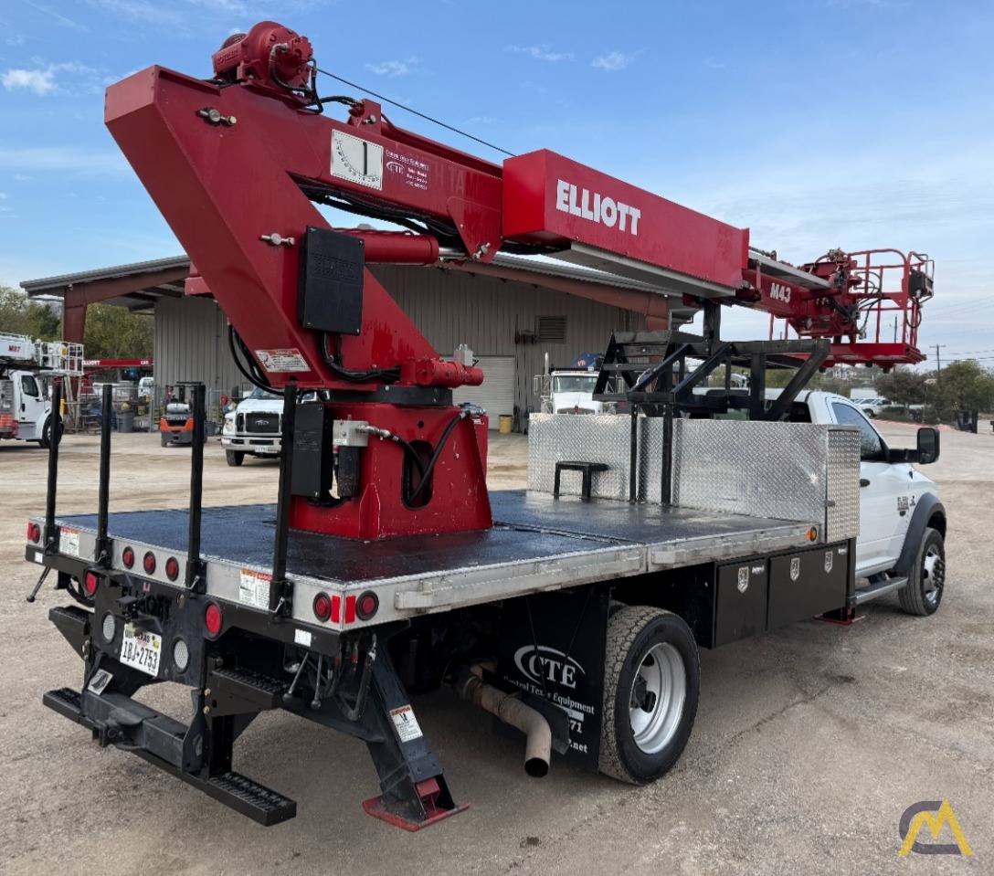 SOLD 2017 Elliott M43R Telescopic Boom Bucket Truck on Dodge Ram 5500 4