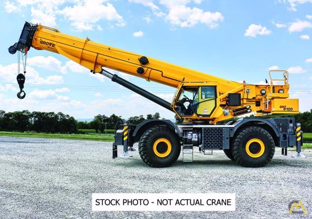 2017 Grove GRT8100 - 100 Ton Rough Terrain Crane 0
