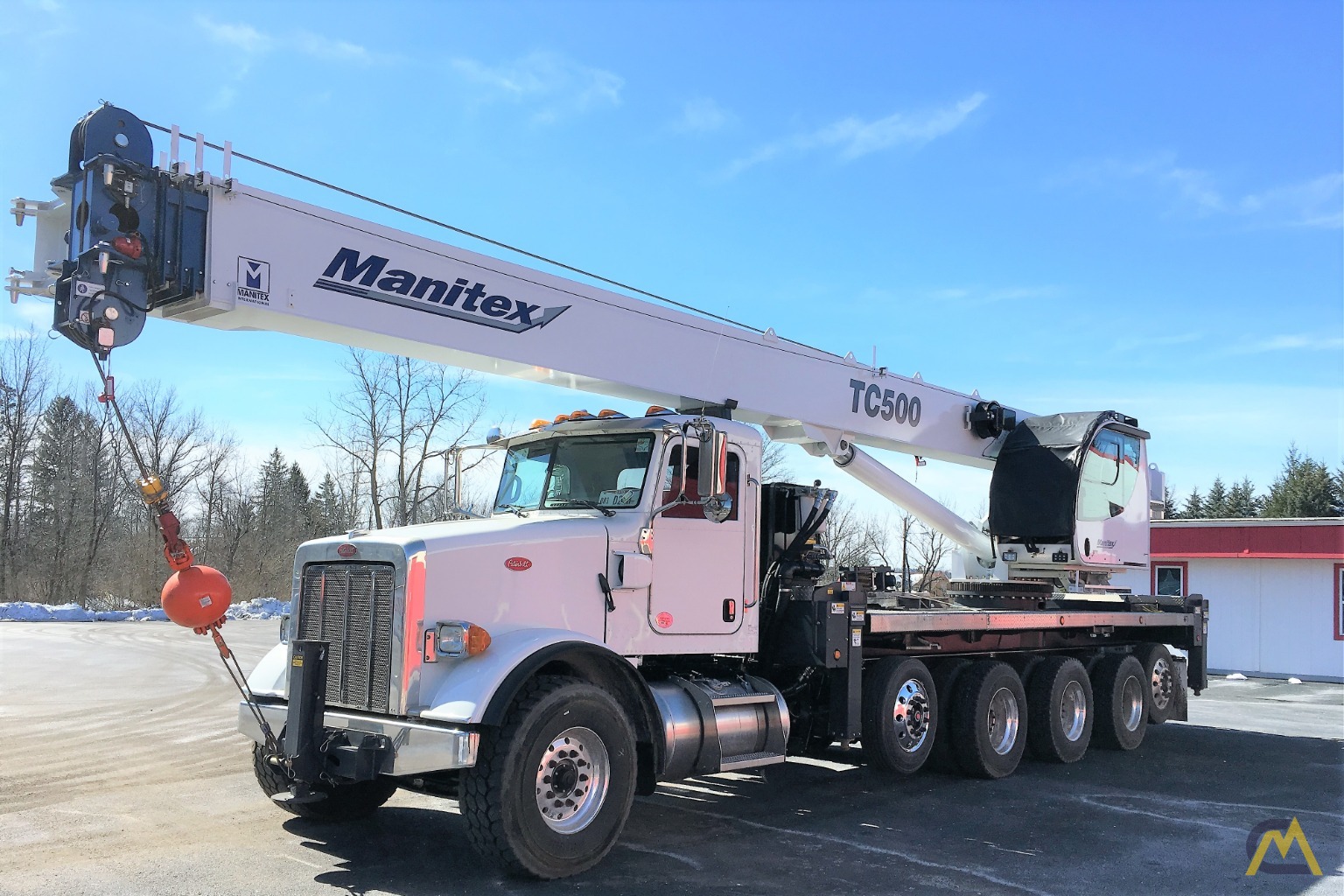 2017 Manitex TC50128S 50-Ton Boom Truck Crane 1